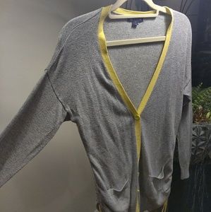 Long grey cardigan